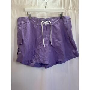 Raya Sun Women Lavender Utility Shorts – Size 1X